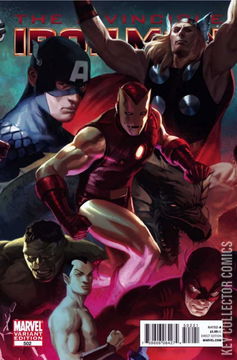 Variant Cover for Iron Man #502