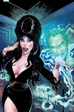 Variant Cover for Elvira Meets Vincent Price #1