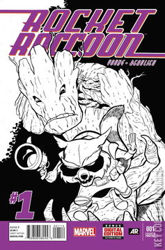 Variant Cover for Rocket Raccoon #1