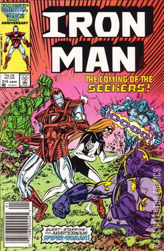 Variant Cover for Iron Man #214