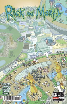 Variant Cover for Rick and Morty #22