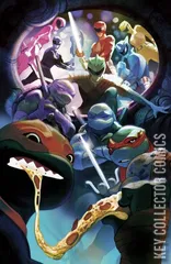 Variant Cover for Mighty Morphin Power Rangers / Teenage Mutant Ninja Turtles #5
