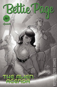 Variant Cover for Bettie Page: Alien Agenda #2