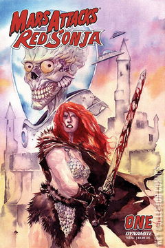 Variant Cover for Mars Attacks / Red Sonja #1