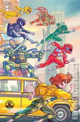 Variant Cover for Mighty Morphin Power Rangers / Teenage Mutant Ninja Turtles #2