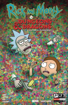 Variant Cover for Rick and Morty vs. Dungeons & Dragons II: Painscape #4
