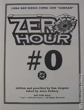 Variant Cover for Zero Hour: Crisis in Time #0