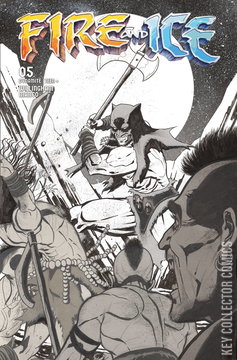 Variant Cover for Fire and Ice #5