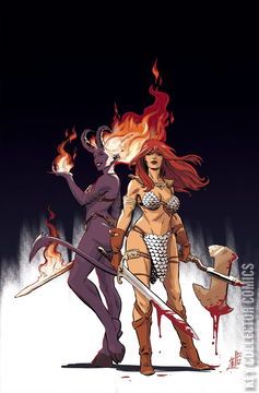 Variant Cover for Red Sonja / Hell Sonja #4