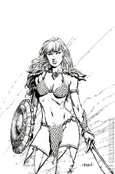 Variant Cover for Unbreakable Red Sonja #1