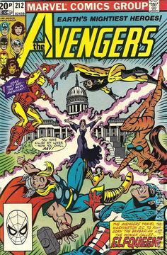 Variant Cover for Avengers, The #212