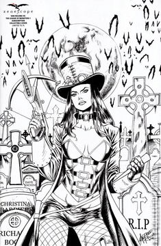 Variant Cover for Van Helsing vs. The League of Monsters #1