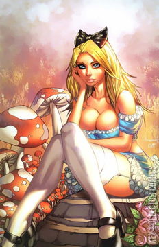 Variant Cover for Grimm Fairy Tales Presents Alice in Wonderland #5