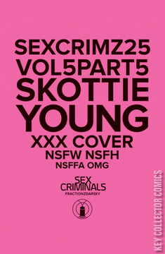 Variant Cover for Sex Criminals #25