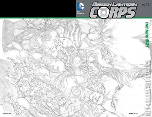 Variant Cover for Green Lantern Corps #13