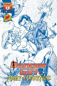 Variant Cover for Danger Girl and the Army of Darkness #1