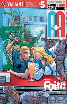 Variant Cover for A&A: The Adventures of Archer & Armstrong #5