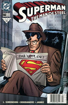 Variant Cover for Superman: The Man of Steel #66