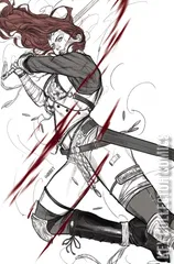Variant Cover for Red Sonja: Black, White, Red #7
