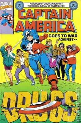 Captain America Goes to War Against Drugs