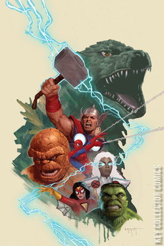 Variant Cover for Godzilla vs Thor #1