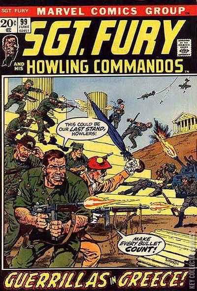 Cover art for Sgt. Fury and His Howling Commandos #99