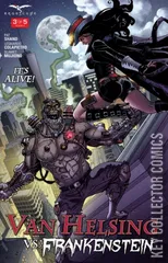 Cover for Van Helsing vs. Frankenstein #3