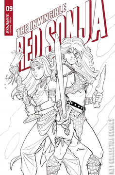 Variant Cover for Invincible Red Sonja #9