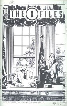 Variant Cover for The X-Files #10