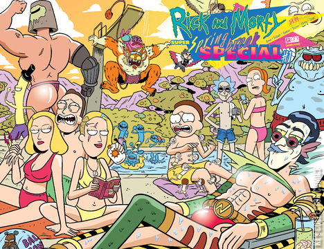 Variant Cover for Rick & Morty: Super Spring Break Special #1