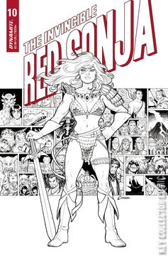 Variant Cover for Invincible Red Sonja #10