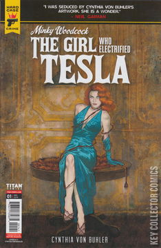 Variant Cover for Minky Woodcock: The Girl Who Electrified Tesla #1