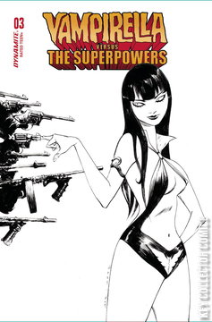 Variant Cover for Vampirella vs. Superpowers #3