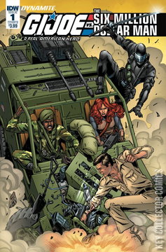 Variant Cover for G.I. Joe vs the Six Million Dollar Man #1
