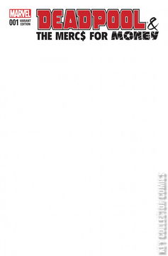 Variant Cover for Deadpool and the Mercs for Money #1