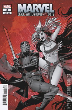 Variant Cover for Marvel: Black, White & Blood and Guts #3