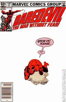 Variant Cover for Daredevil #187