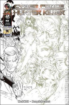 Variant Cover for Cyberforce / Hunter-Killer #2