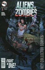 Variant Cover for Aliens vs. Zombies #4