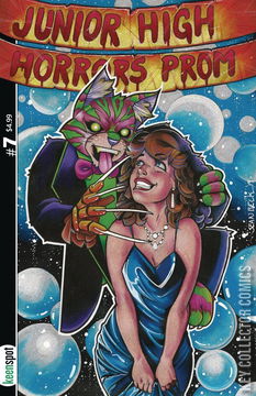 Variant Cover for Junior High Horrors #7