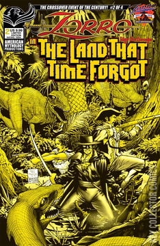 Variant Cover for Zorro In The Land That Time Forgot #2