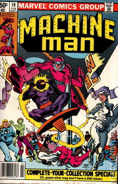 Variant Cover for Machine Man #19
