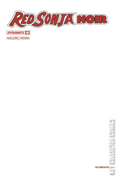 Variant Cover for Red Sonja: Noir #1