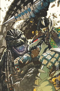Variant Cover for Godzilla vs. The Mighty Morphin Power Rangers #1