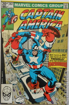 Variant Cover for Captain America #262