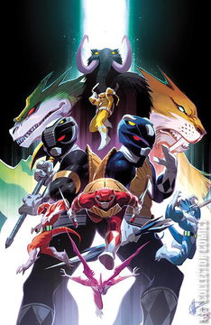 Variant Cover for Mighty Morphin Power Rangers / Teenage Mutant Ninja Turtles #5
