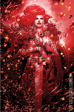 Variant Cover for Red Sonja: Black, White, Red #2