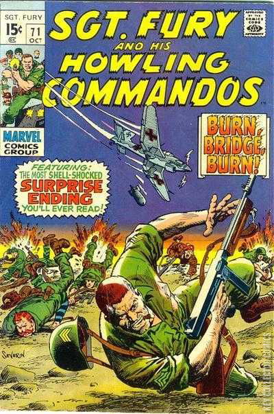 Cover art for Sgt. Fury and His Howling Commandos #71