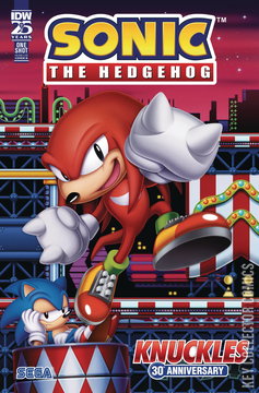 Variant Cover for Sonic the Hedgehog: Knuckles 30th Anniversary Special #1