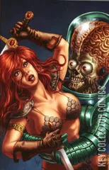 Variant Cover for Mars Attacks / Red Sonja #1